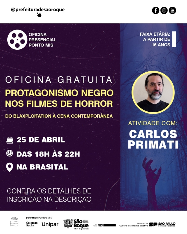 Noticia oficina-de-cinema-explora-protagonismo-negro-nos-filmes-de-horror